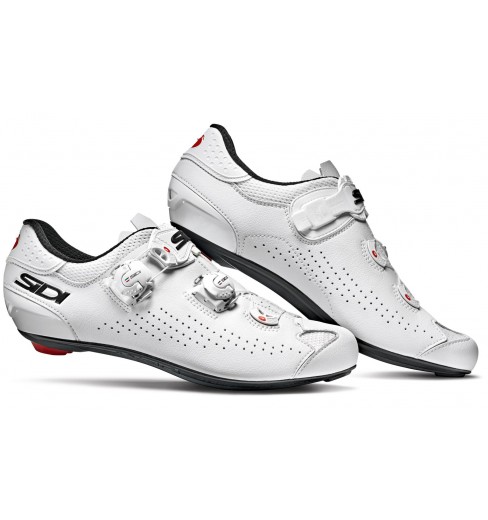 Download SIDI Genius 10 white road cycling shoes 2019 - Bike Shoes