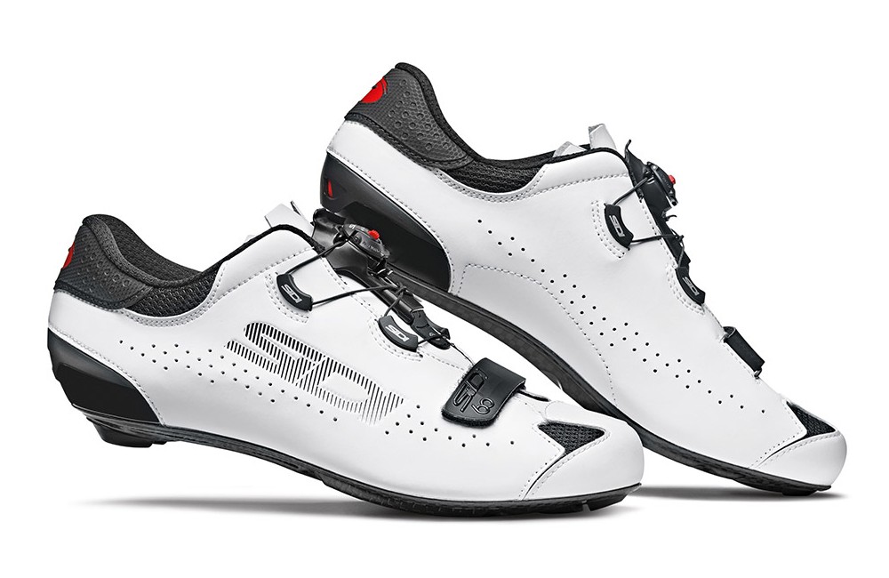 SIDI Sixty back white road cycling shoes - Limited edition - Bike Shoes
