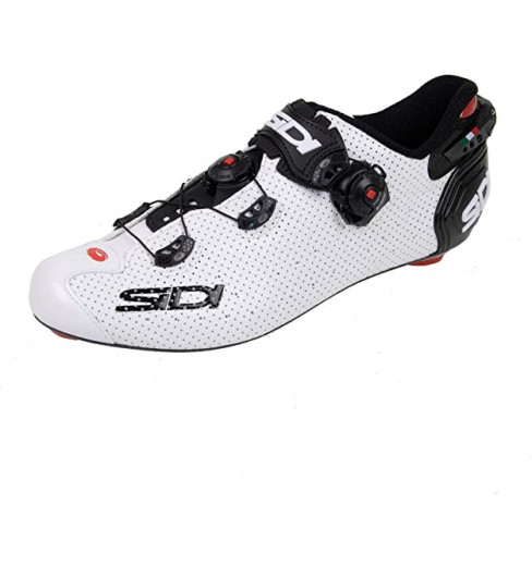 SIDI WIRE 2 Carbon AIR white / black road cycling shoes - Bike Shoes