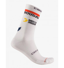 SOUDAL QUICK-STEP chaussettes vélo Rosso Corsa Pro 18